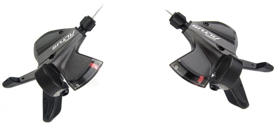Шифтер SHIMANO SL-M370-L, 3X9 speed black photo 1 Шифтер SHIMANO SL-M370-L, 3X9 speed black photo 1